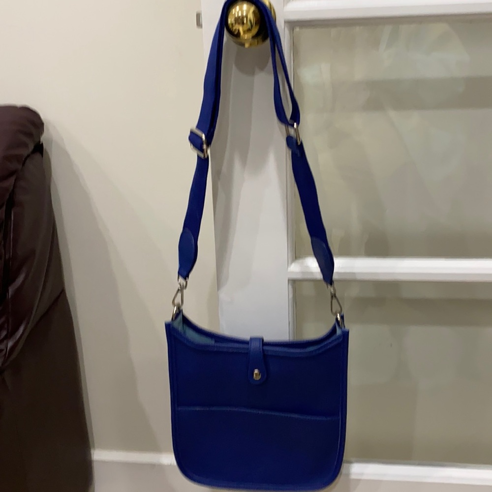 Periwinkle Leather small crossbody bag